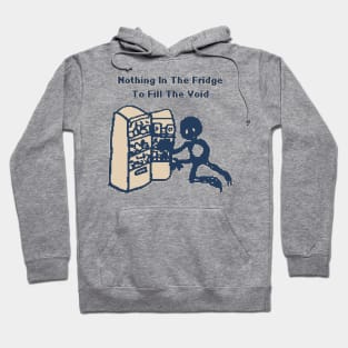 Nothing In The Fridge To Fill The Void - 1Bit Pixelart Hoodie